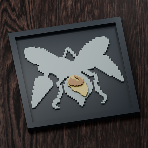 Beedrill Line - Pokemon Silhouette Frame | Gen 3 sprite style | STL