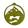 jeepmountainriverKeychain.jpg jeep mountain logo + keychain  (2pcs)