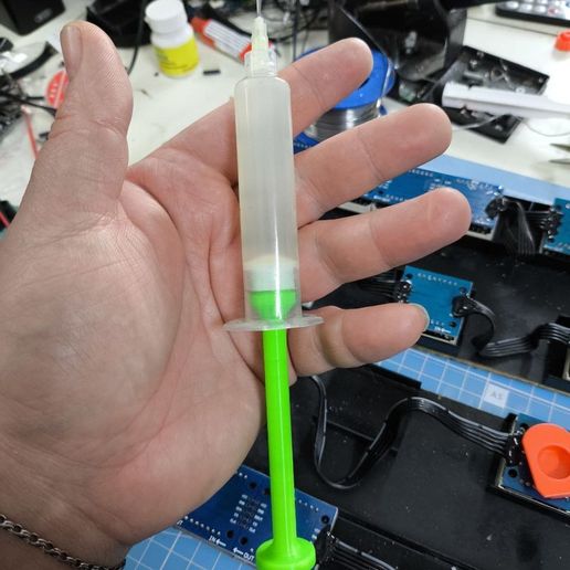 Plunger for Soldering Flux