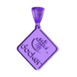 OBJ.obj douker colgante cuadrado modelo imprimible 3d