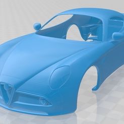 Alfa-Romeo-8C-Competizione-2007-1.jpg 3D file Alfa Romeo 8C Competizione 2007 Printable Body Car・3D printing idea to download