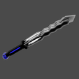 Cerberusrear.png CONCEPT SERIES: "Cerberus" Ballistic Futuristic Fantasy Blade Knife
