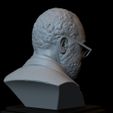 06.RGB_color.jpg Bernard Lowe (Jeffrey Wright) Westworld HBO - 3d print model, portrait, bust, sculpture - 200 mm tall