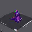 ddsw5.png Spike The Amazing Digital Circus 3D Model Stl file 3mf Multicolor No support Fanart