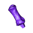 Manual_Phalange_Right_03.OBJ OBJ file Life size baby T-rex skeleton - Part 07/10・3D printer design to download
