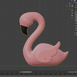flamenco1.png Cute flamingo. Blender and STL