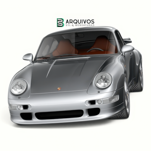 Porsche-911-993-Turbo-3D-model-stl-High-poly-Low-poly-print-2.png Porsche 911 993 Turbo