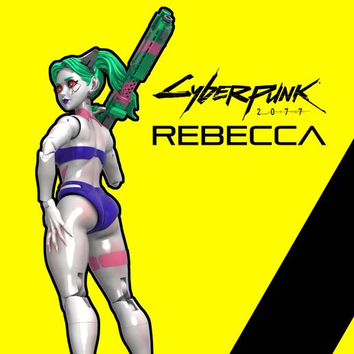 🤖 CYBER PUNK REBECCA ACTION FIGURE 15