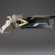 render-1.jpg Futuristic Gun-Sci-Fi 3D Gun for Games