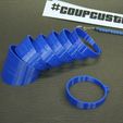 76-mm-:-3-in-Pie-Cut-Pipe-Cutting-Template-STL-Set---7-Angles-for-Lobster-Back-Exhaust-Bends.jpg 76 mm / 3 in Pie Cut Pipe Cutting Template STL Set – 7 Angles for Lobster Back Exhaust Bends