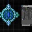 GEM-REPORTER.png Blue Sapphire Floral Diamond Ring