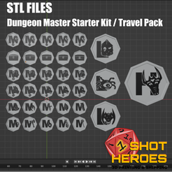 CULTS-STL-FILE-1-V2.png Dungeon Master Mini Starter Kit / Tracel Pack - STL Files