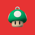 1UP-Keychain_1.png Mushroom 1UP keyring