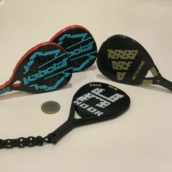 palas-padel.jpeg Fichier STL Porte-clés Padel・Modèle pour imprimante 3D à télécharger