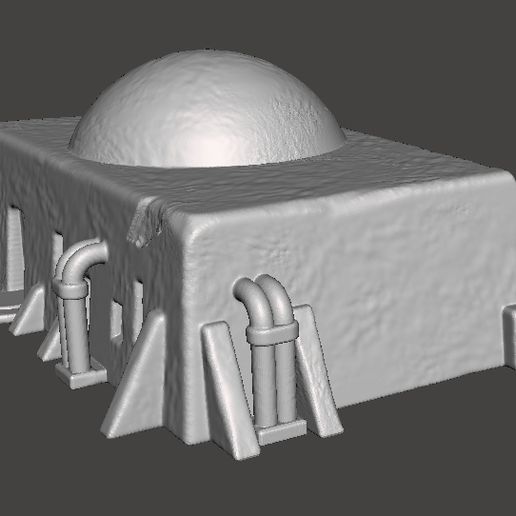 tatooinedwellingmedium5.jpg 6MM SCALE MEDIUM TATOOINE DWELLING MINIATURE MODEL FOR SCIFI GAMES