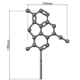 Modellino-3D-Sistema-Molecolare-Morphine.png Morphine Molecular System 3D