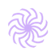 Fidget_Spinner-_Wheel.stl Spiral Double Fidget Spinner