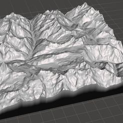 saas-fee.jpg Fichier STL Saas Fee, Saas Grund, Zermatt・Modèle à imprimer en 3D à télécharger