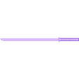 Ninjato_Sword.stl Fichier STL gratuit Poupée OpenDoll Androide de classe Gilou・Design pour imprimante 3D à télécharger