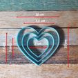 M102.jpg Cookie cutters kit hearts - Set of hearts cutters 01