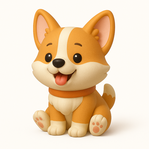 🐕 Happy Puppy STL Chibi Dog・ STL File for 3D printing・Cults