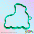 303_cutter.png ROLLERBLADE SKATES COOKIE CUTTER MOLD