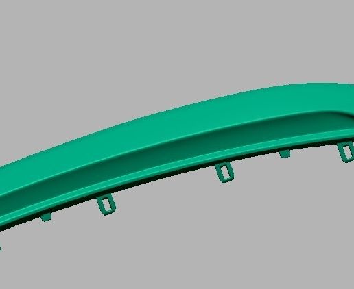 Volkswagen Passat B8 Headlight Eyelash - 3D model önizlemesi