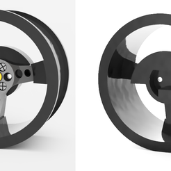fs_wheel.png STL-Datei Steering wheel for Flysky FS-GT3C radio / transmitter kostenlos herunterladen • 3D-Drucker-Design, Marcus_GT500