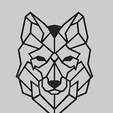 Capture 1.PNG Wall sculpture of wolf face 2D