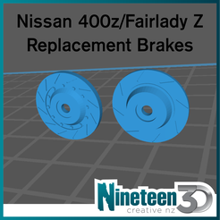 Cults-page.png STL file Nissan 400z / Fairlady Z Brakes・3D printable design to download