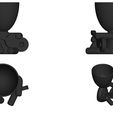 Vaso_107_Negro_2.jpg Бесплатный STL файл JARRÓN MACETA ROBERT 107 Guitar - VASE FLOWERPOT ROBERT 107 Guitar・Объект для скачивания и 3D печати