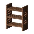 bookshelf-005.JPG Miniature shelf bedroom furniture for model making prop 3D print model