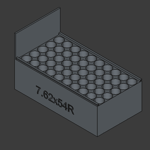 7.62x54R AMMO BOX 100rds