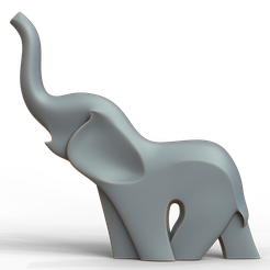 2616.-ELEPHANT_1.png 3D Model STL File for CNC Router Laser & 3D Printer 2616. ELEPHANT_1