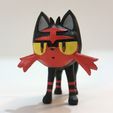 litten_pic_2.jpg Fichier STL gratuit Litten - Pokémon Sun & Moon Fire Starter・Modèle imprimable en 3D à télécharger
