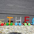 DSC04792.JPG Free 3D file Alphabet Train・3D printer model to download