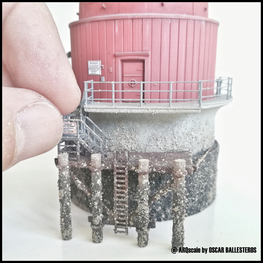 Arngast-Lighthouse-5.png ARNGAST LIGHTHOUSE - N (160) SCALE MODEL LANDMARK