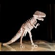 T-rex1.jpg T REX 3d puzzle dinosaur skeleton - Printable or laser cuttable pieces