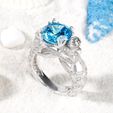 6.jpg JCR 1009 Goddess of the Sea Sterling Mermaid Ring