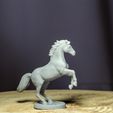 9.jpg Horse Pack for D&D, Tabletop Games and Collectors. 3 Poses Gallop, Trot and Rearing, bases included 32mm scale.
