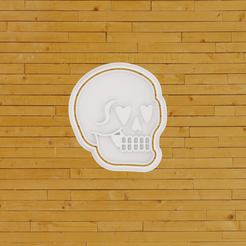 craneo.png STL-Datei COOKIE CUTTER Schädel・Modell für 3D-Drucker zum Herunterladen