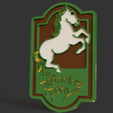 3.png Lord of the Rings Prancing Pony Wall Mounted Sign