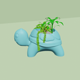b8.png Turtle Back Vase - Cute Plant Pot - STL Printable