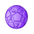 Balon Siluetas.stl Silhouette Game: Soccer Ball Sculpture