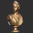 ppp.jpg Artemis Diana Bust Head Greek Roman Goddess Statue Handmade Sculpture