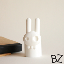 Capture_d__cran_2015-01-23___14.15.44.png Free STL file Elvis Bunny Skull・Template to download and 3D print, BulbZone
