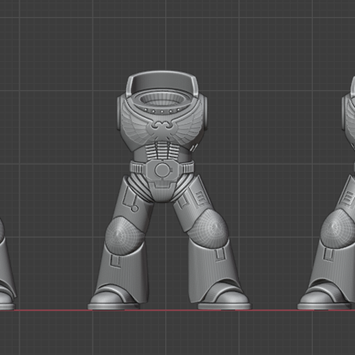 Astro Warrior Bodies 3D model
