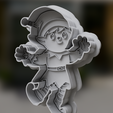 C1Elf2.png Christmas Elf Cookie Cutter - Bake Holiday Whimsy