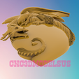 4.png Dragon on the heart,3D MODEL STL FILE FOR CNC ROUTER LASER & 3D PRINTER