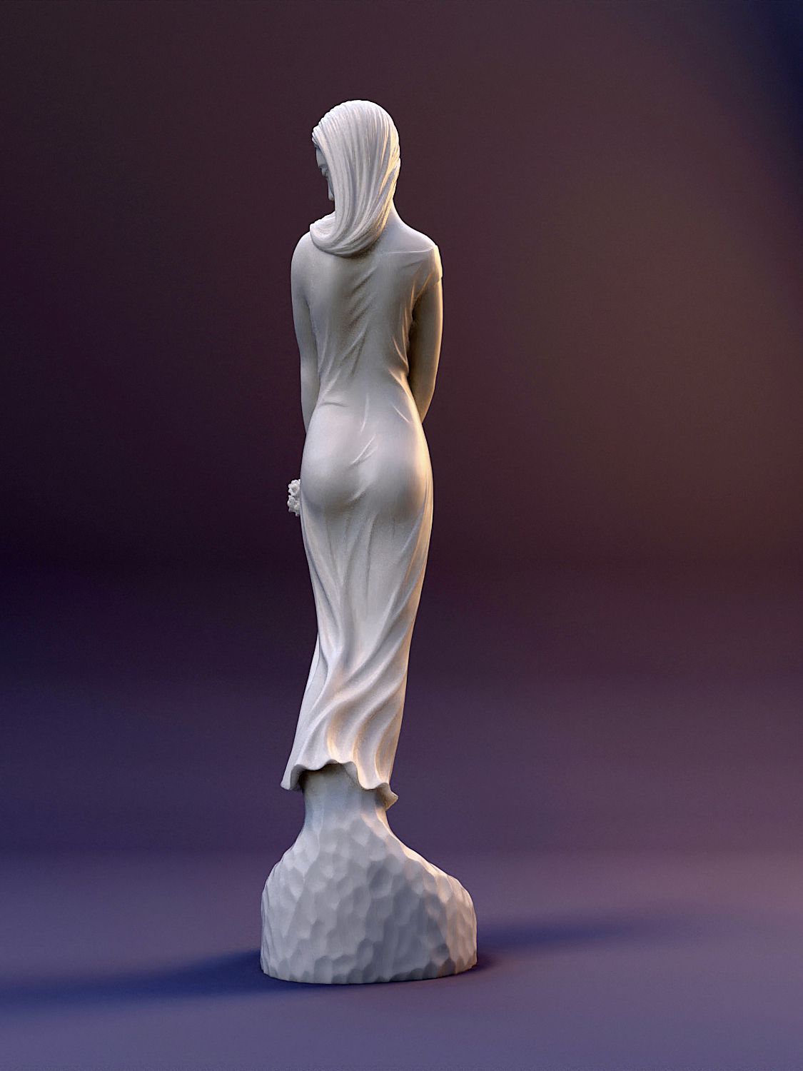 Download STL file girl statue • 3D printing template ・ Cults
